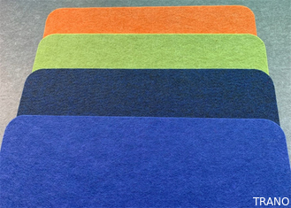 12 mm duurzame PET-geluiddichte akoestische decoratieve paneelwarmte-isolatie