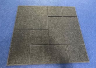 Eco - Vriendschappelijke Akoestische Gevoelde Tegels, 600mm*600mm*12mm Geluid die Plafondtegels verminderen