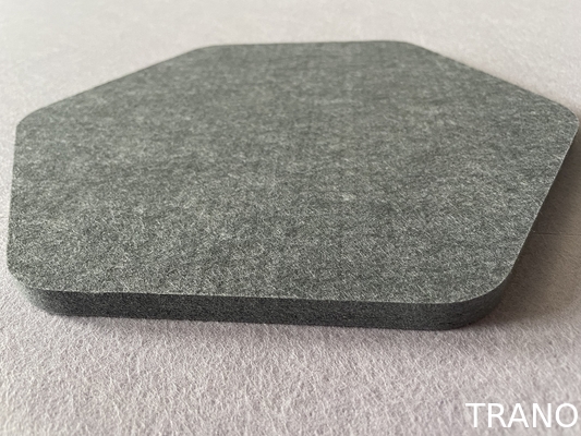 20 mm lichtgewicht PET Felt akoestische zeshoekse panelen Verschillende kleuren Hoog geluidsopname