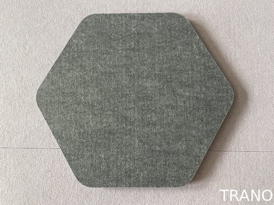 20 mm lichtgewicht PET Felt akoestische zeshoekse panelen Verschillende kleuren Hoog geluidsopname