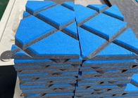 100% de de Stofferingsstof van de polyestervezel verpakte 3D Akoestische Muurcomités GB8624B1