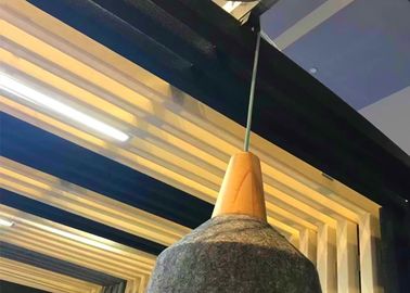 B de Comités van de de Vezel 3d Akoestische Muur van de Niveaupolyester Vaste Absorptie van het Groottelawaai